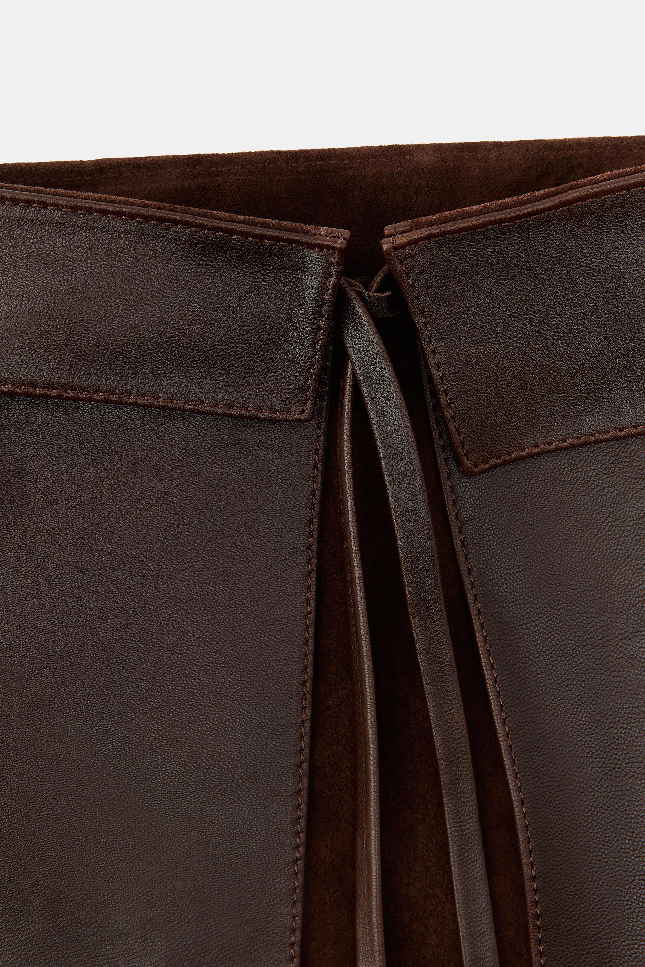 100% LEATHER SKIRT BELT